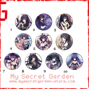 Date A Live デート・ア・ライブ /Tohka Yatogami Anime Pinback Button Badge Set 1a or 1b ( or Hair Ties / 4.4 cm Badge / Magnet / Keychain Set )